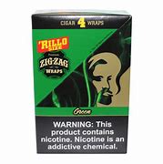 ZIG ZAG - ZIG ZAG RILLO 4PK UNPRICED GREEN